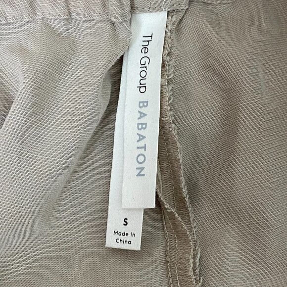 The Group Babaton Selena Wide Leg Chino Pants Concrete - Picture 6 of 13